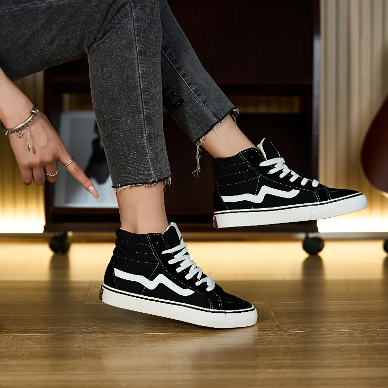 Women's High-Top Sneakers Breathable Lightweight Non-Slip Running Shoes