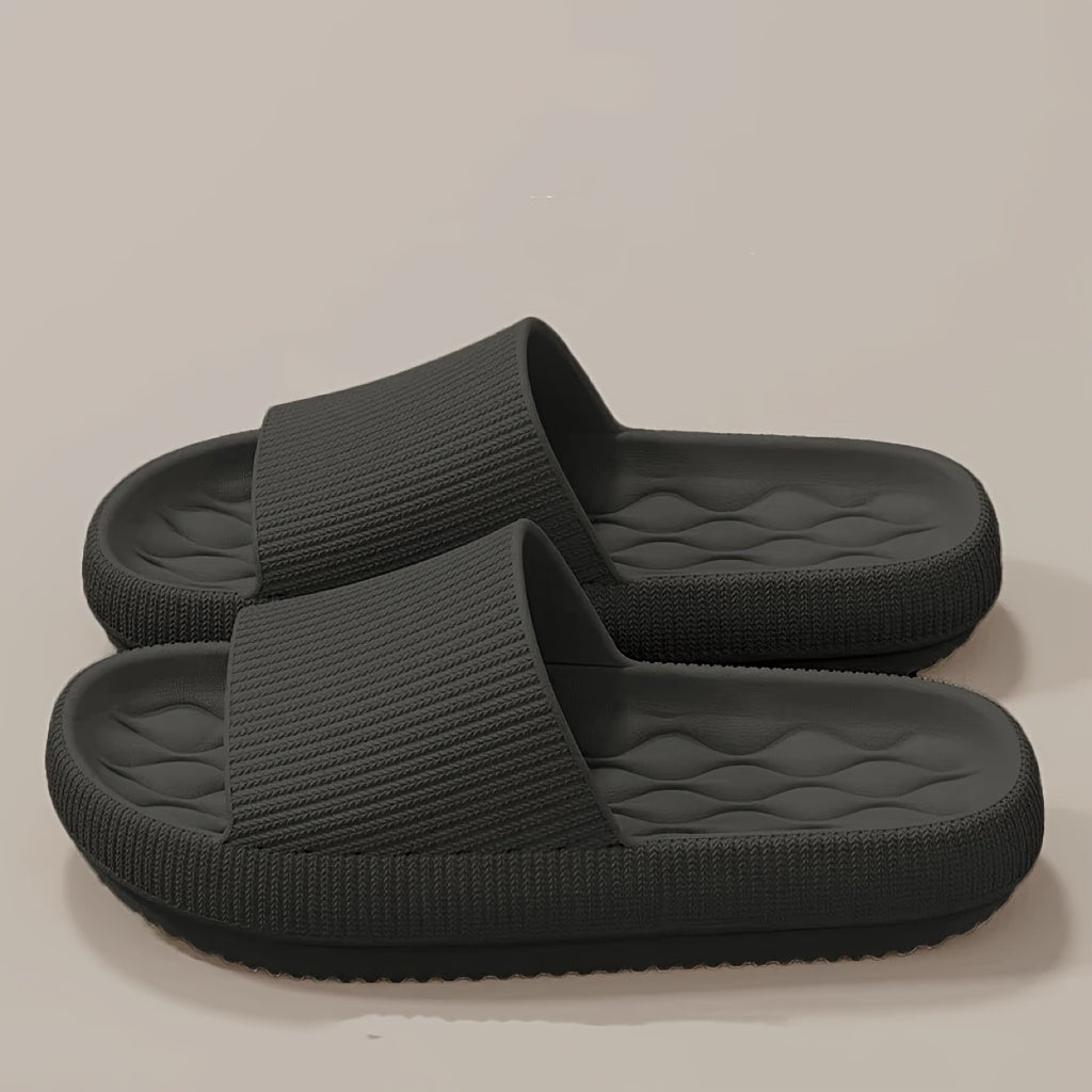 Men Women Soft Sole Platform Slip On Sandals Non-Slip Indoor Outdoor Slides