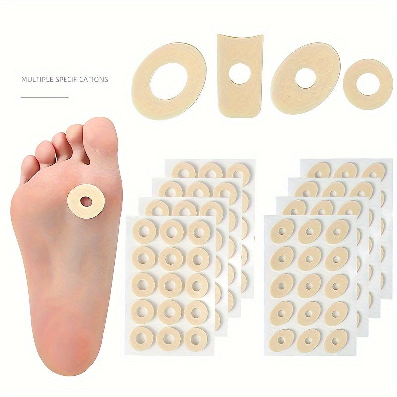 30-Piece Latex Corn Cushions Foot Callus Prevention Pads Non-Slip Comfort