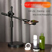 Adjustable Overhead Desk Mount for Live Streaming and Selfie Photography Mobile Phone Holder