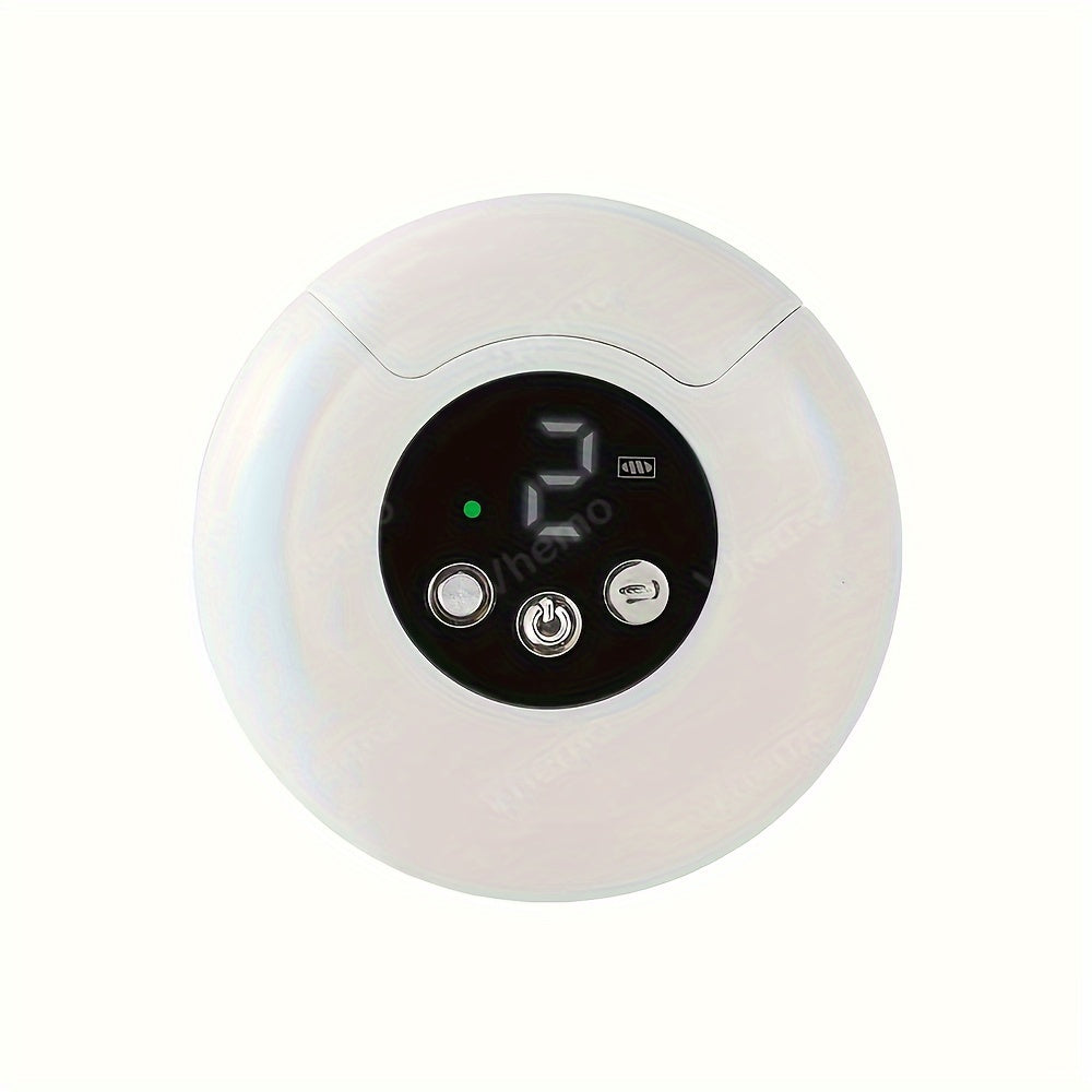 2-in-1 Electric Nail Clippers with LED Light USB Rechargeable Manicure and Nail Art Tool