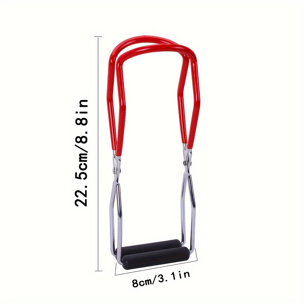 Stainless Steel Canning Jar Lifter Tongs for Hot Jars with Grip Handle