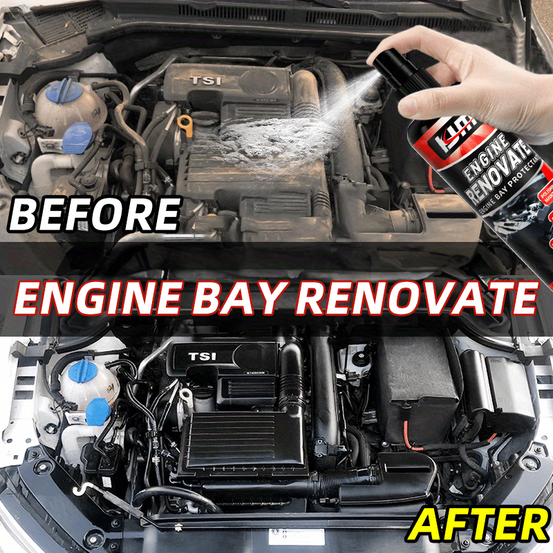 Automotive Engine Compartment Refurbishment Kit 100ml Protective Coating and Degreaser