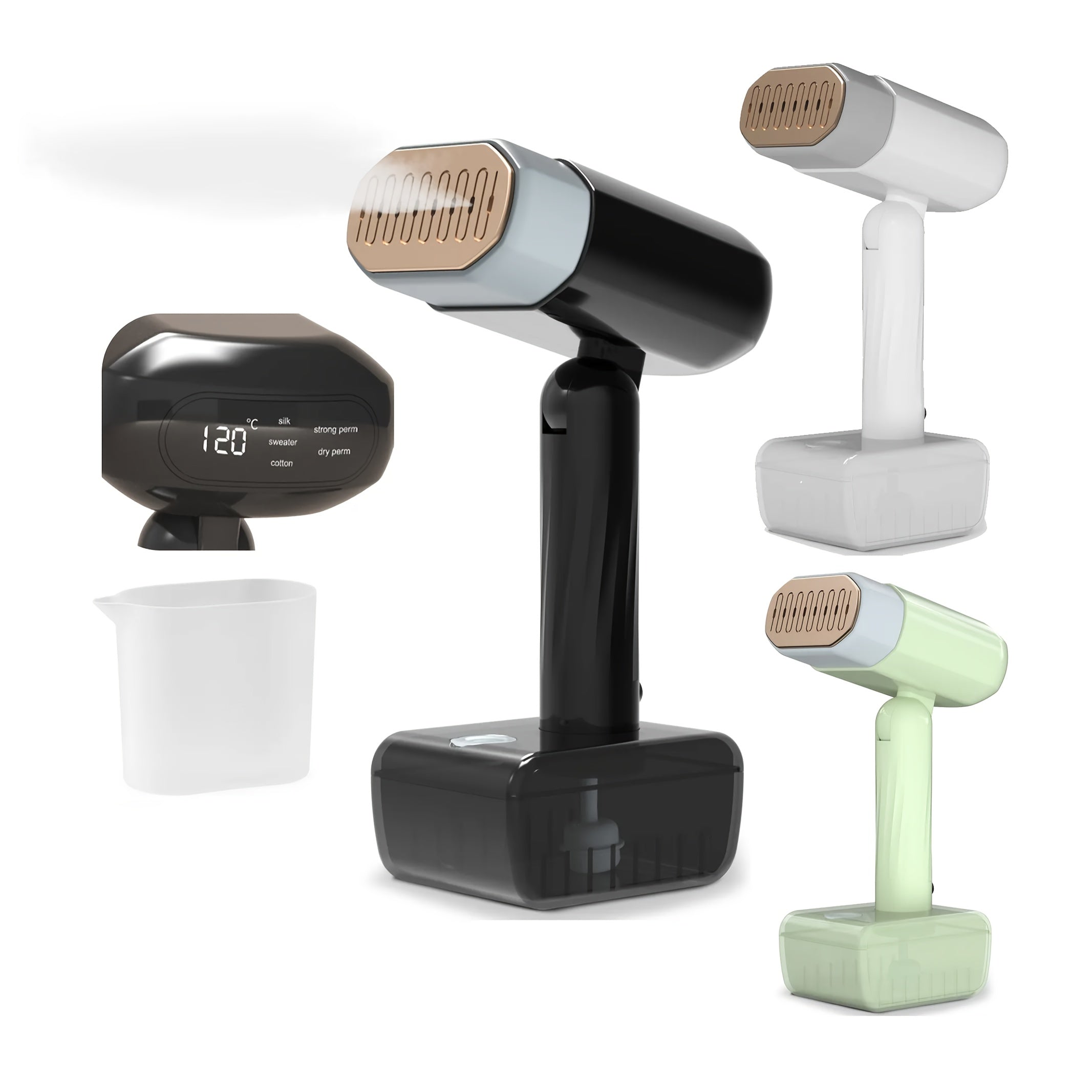 SHUNING 1800W Portativ Mini Steam Temirni taqdim etamiz! Ushbu ixcham temir 330ML suv tanki, 20 soniyada tez isitish, 5 ta sozlanadigan harorat darajalari va qulay o'lchov stakaniga ega bo'lgan yig'iladigan dizayn bilan ta'minlangan. Sayohat va