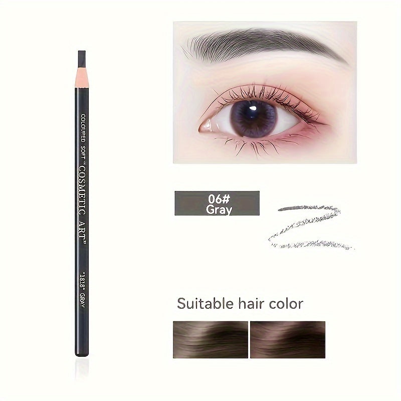 Women's Cosmetic Soft Eyebrow Pencil Waterproof Durable No Shaving Needed