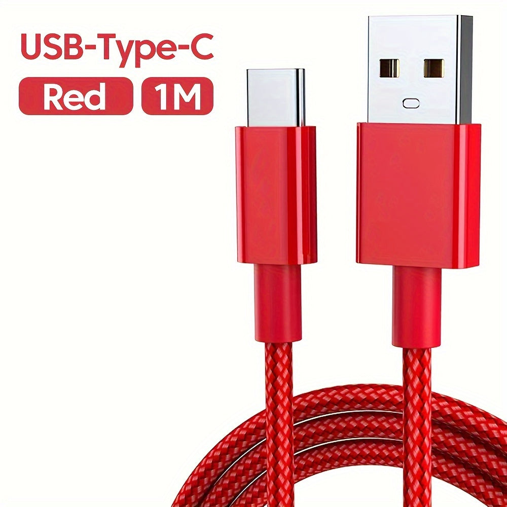 120W 6A USB Type C Charging Cable for Data Transfer and Fast Charging