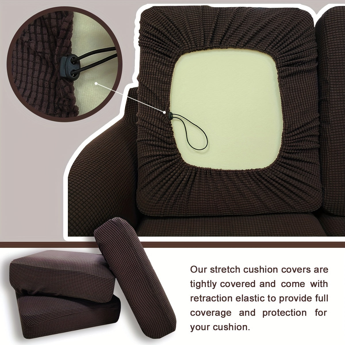 Наборы чехлов для диванов на 3/5/7/9 предметов для диванов, спинок и подушек. Коллекция защитников мебели для домашнего декора в спальнях, офисах и гостиных.