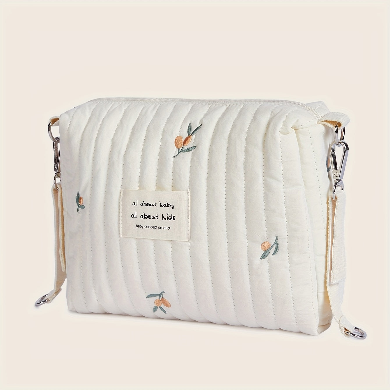 Stylish Diaper Bag for Stroller Organizer Baby Bag with Multiple Pockets