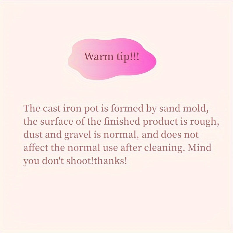 Wok de hierro fundido reforzado con tapa, asas dobles, utensilio de cocina duradero