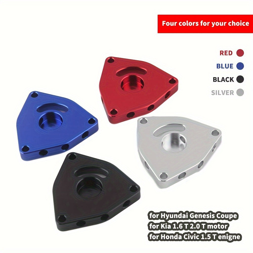 Aluminum Alloy Blow Off Valve Spacer for Car Turbo Engines in Red Blue Black Silver