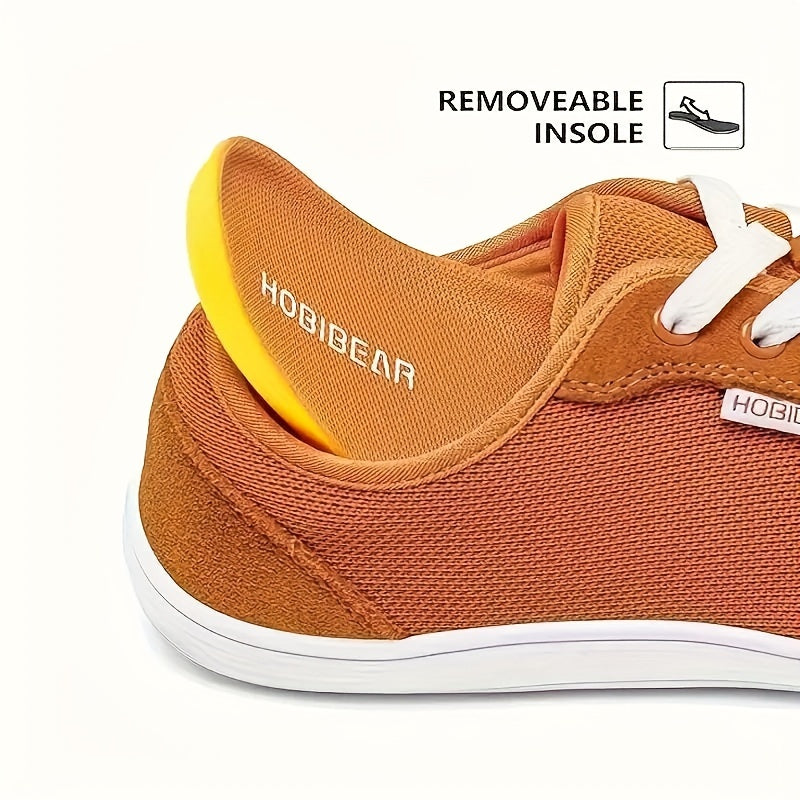 Casual Knit Fabric Sneakers for Men and Women Non-Slip Rubber Sole All-Season