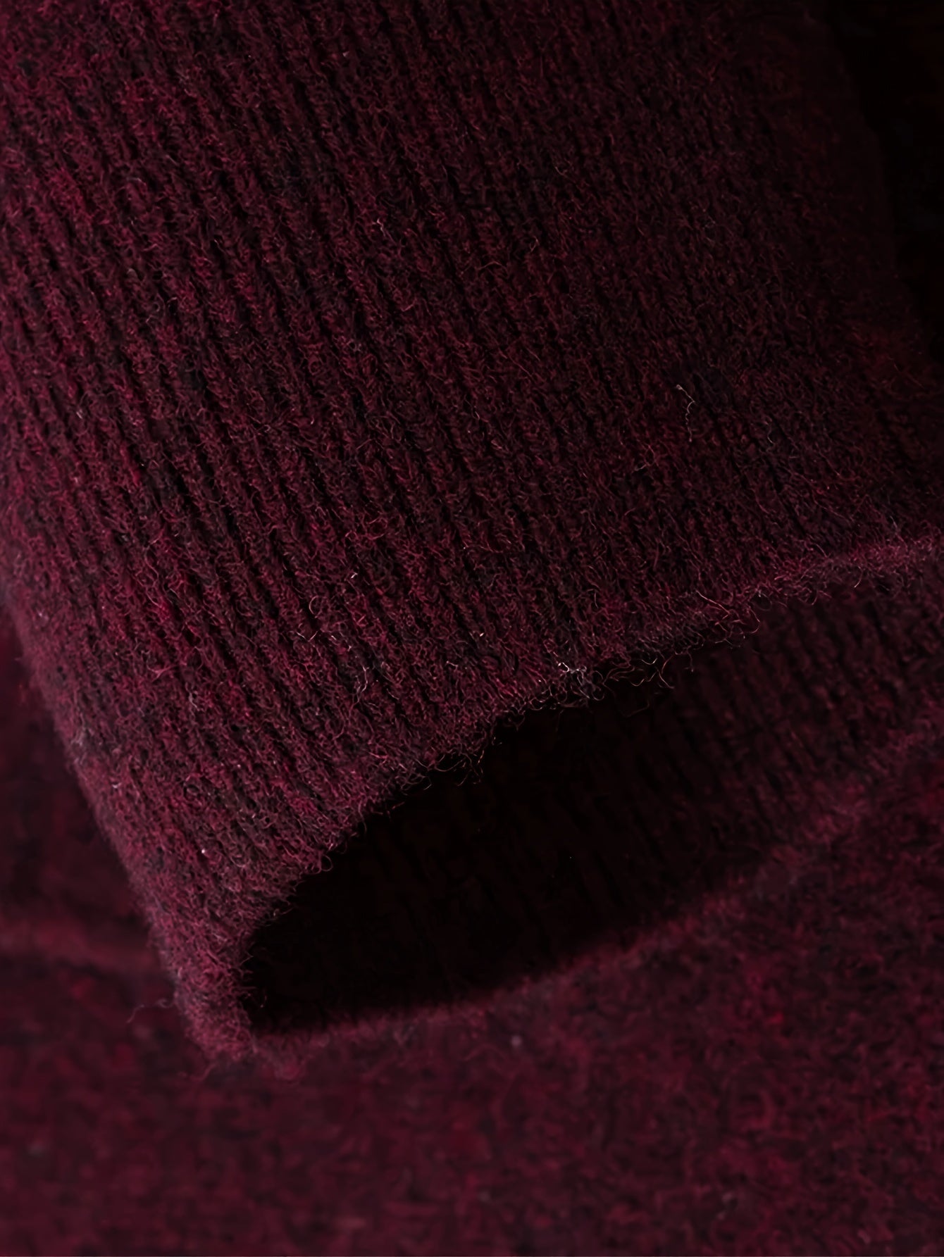 Suéter térmico de hombre de manga larga con botones, punto, otoño e invierno, casual, color sólido, rayón