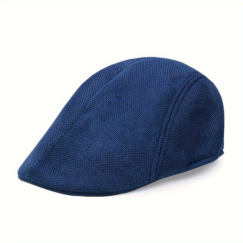 Lightweight Cotton Linen Beret Cap for Adults Stylish Fashion Accessory