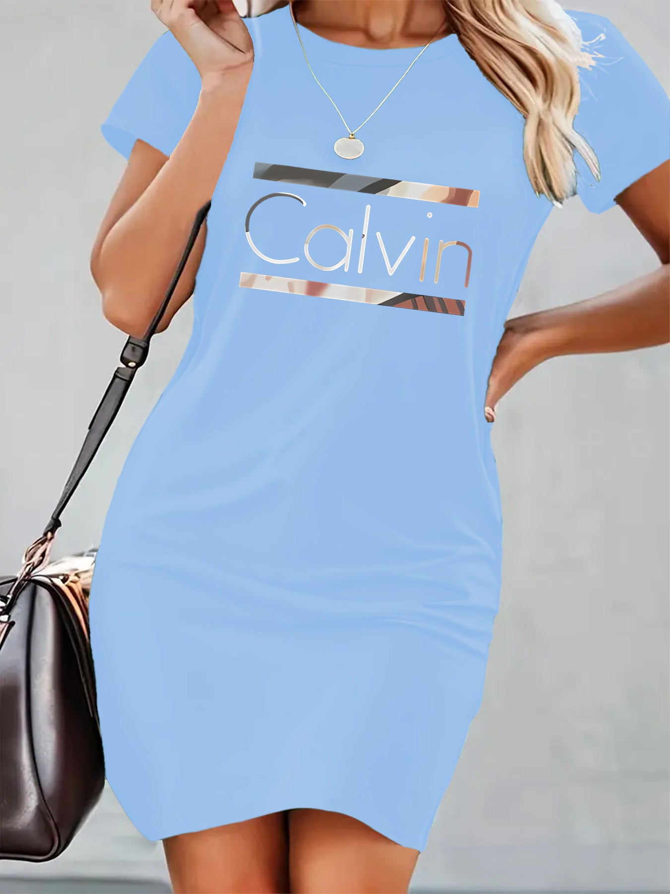 Women's Bodycon Dress Black Stretchy Polyester Slim Fit Spring Summer