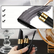 Máscara de pestañas a prueba de agua 4D de alargamiento y rizado para ojos