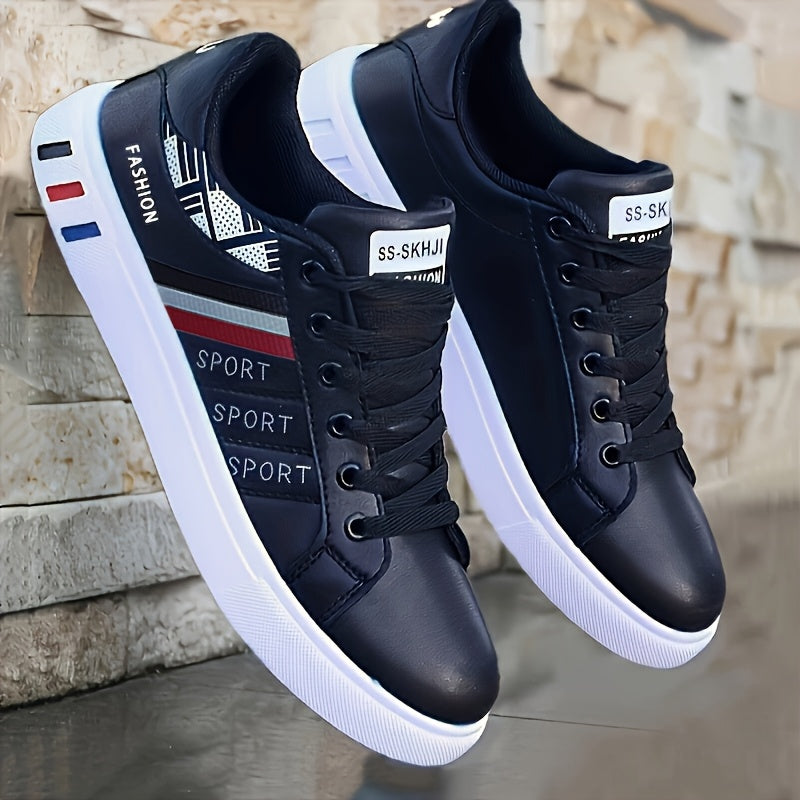 Plus-Size Men's Non-Slip Skateboard Sneakers Casual Outdoor Low Top Shoes