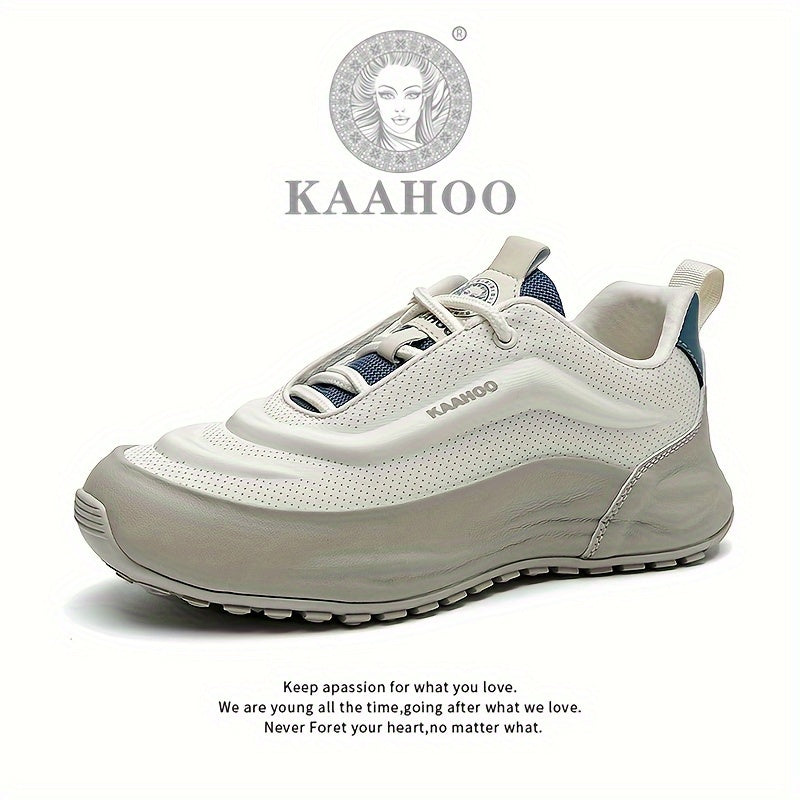 Men's Breathable Lightweight Platform Sneakers for Walking and Running in Spring Summer Casual Comfort