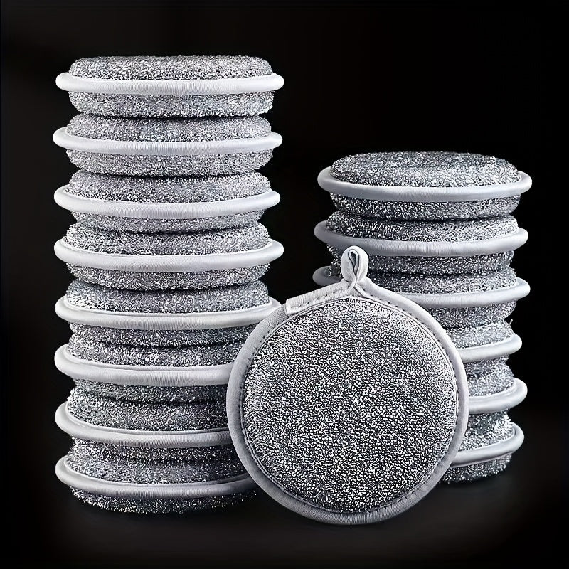 20 dona oshxona gubkasi to'plami, idishlarni yuvish va tozalash uchun ko'p maqsadli, zarar bermaydigan gubkalar. Idishlar, qozonlar va skovorodkalarni tozalash uchun ideal qayta ishlatiladigan gubkalar.