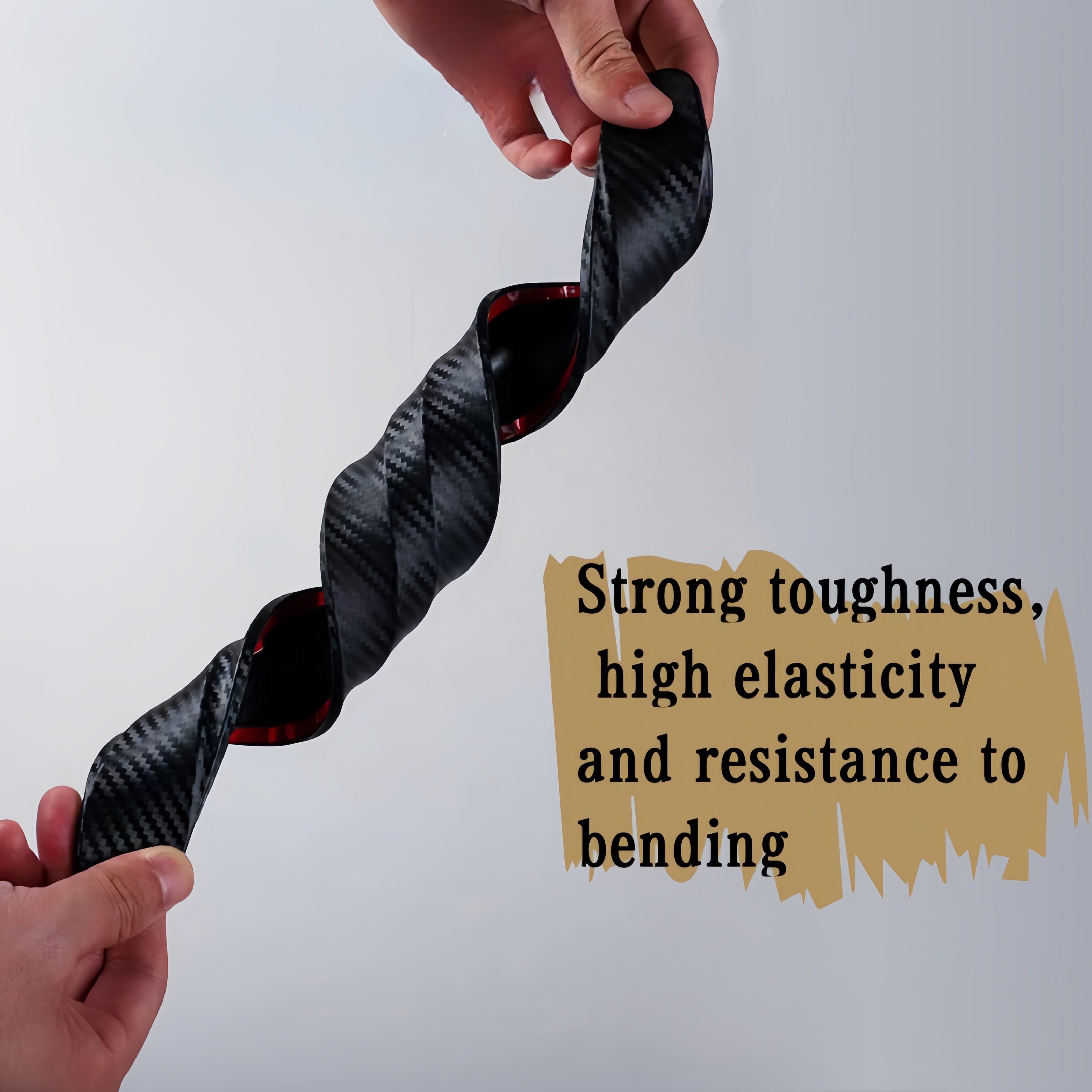 2pcs Rubber Car Corner Bumper Guards Anti-Scratch Universal Front Rear Protectors