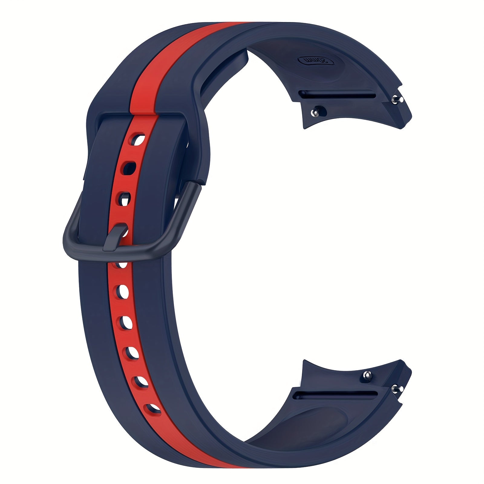 Soft Silicone Sport Watch Band for Men Women Compatible with Samsung Galaxy Watch 4 5 6 7