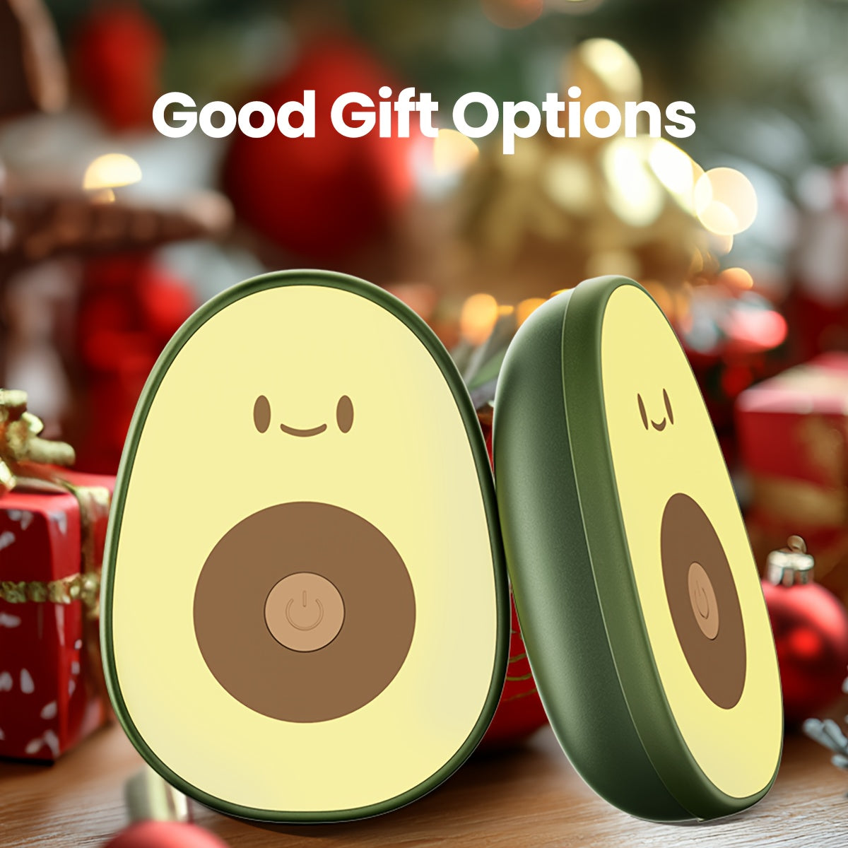 Mini USB Rechargeable Hand Warmers Pack with 4000mAh Battery and Face Design