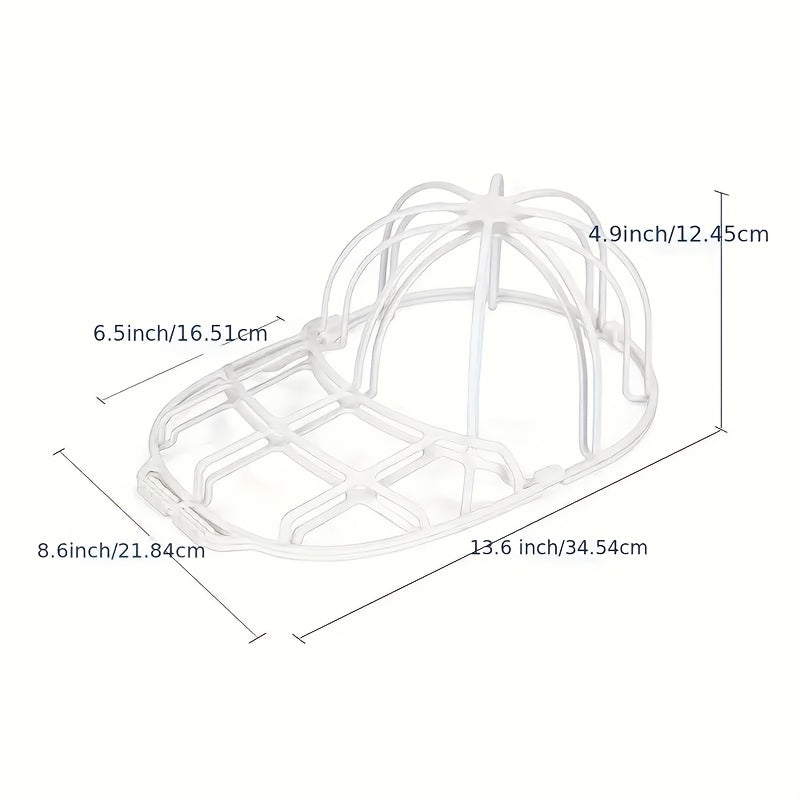 Soporte para limpiar gorras de béisbol de plástico, organizador de almacenamiento plegable de pared