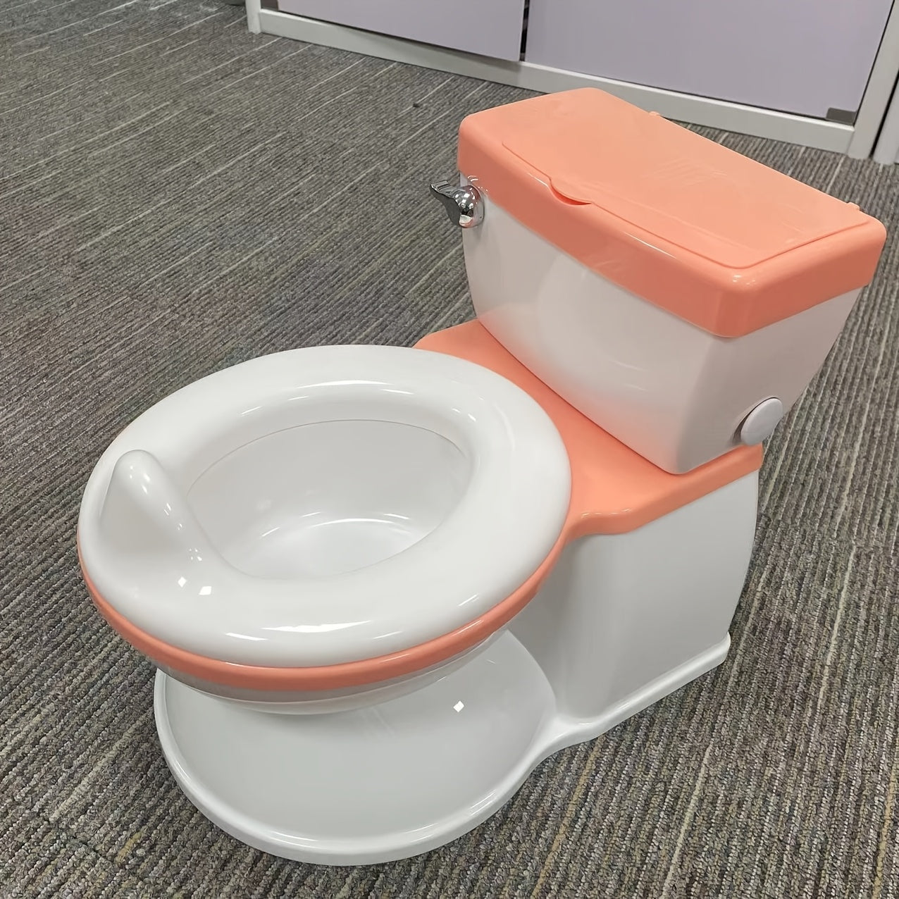 Kids Potty Training Seat Dinosaur Theme with Training Chart and Stickers