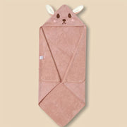 Hooded Bath Towels for Kids Cartoon Animal Designs Soft Polyester Absorbent Cozy 0-8 Years