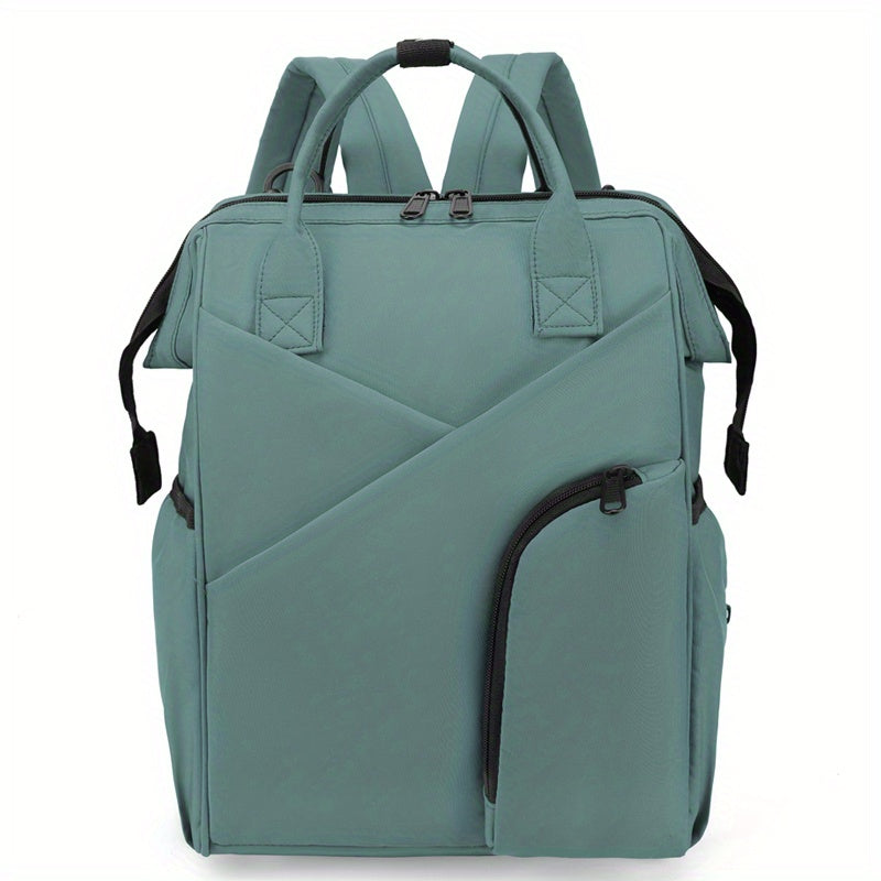 Large Capacity Multi-layer Solid Color Mommy Bag Backpack for Travel and Gifting