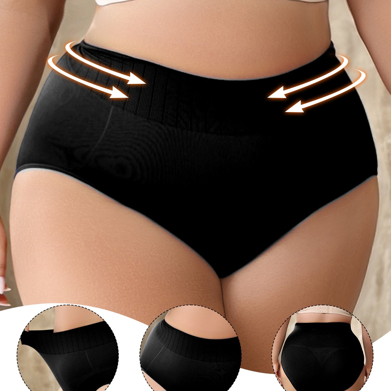 Women's Seamless Breathable High-Waisted Tummy Control Workout Shorts