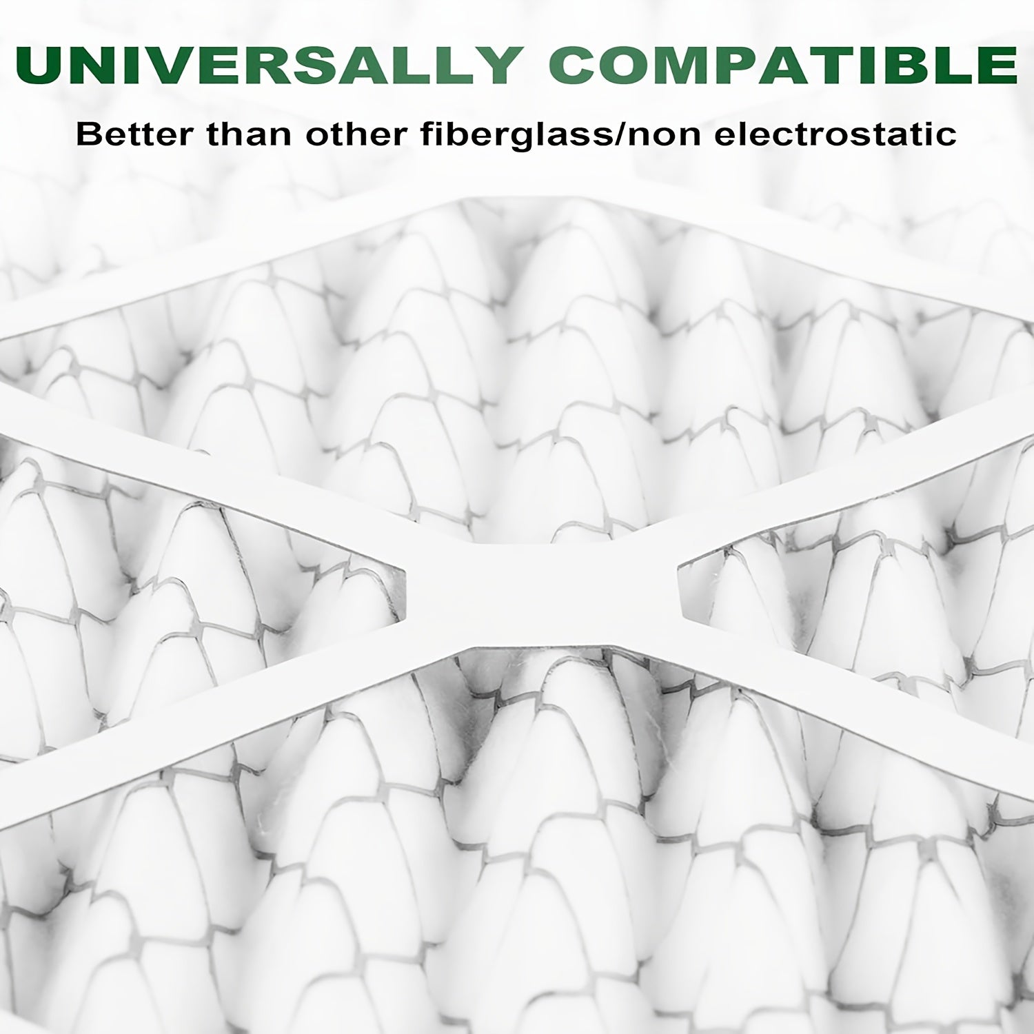 4 ta MERV 13 qiyshiq havo filtrlari to'plami, 50.8x50.8 sm - AC va pech uchun ideal, kuchli qattiq qog'oz ramka va metall mustahkamlash, yuqori samaradorlik