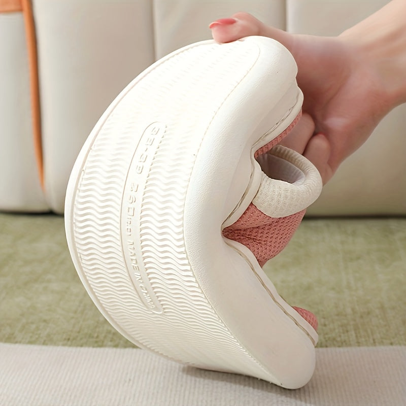 Women's Linen Indoor Slippers Non-Slip Breathable for Home Use