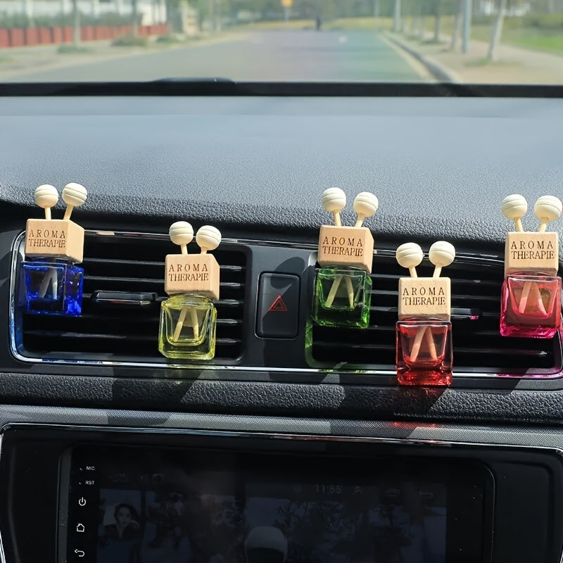 Women Car Air Outlet Perfume Bottle Clips Interior Accessories 2pcs