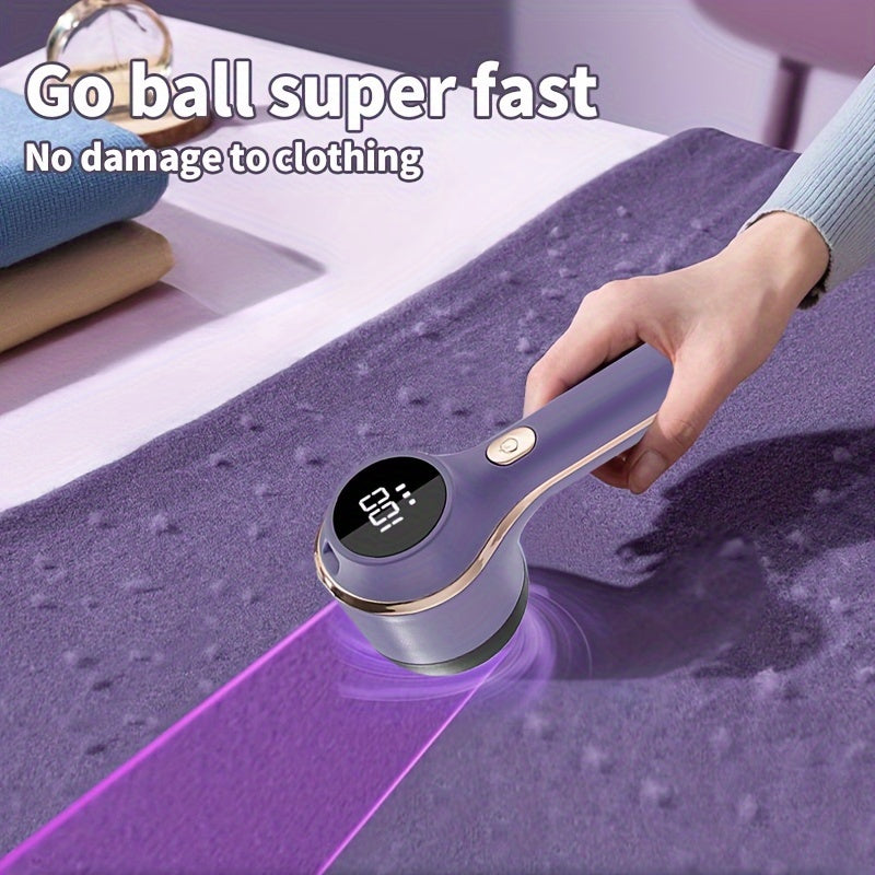 Portable USB Rechargeable Fabric Trimmer for Clothes Bedding Furniture Carpets