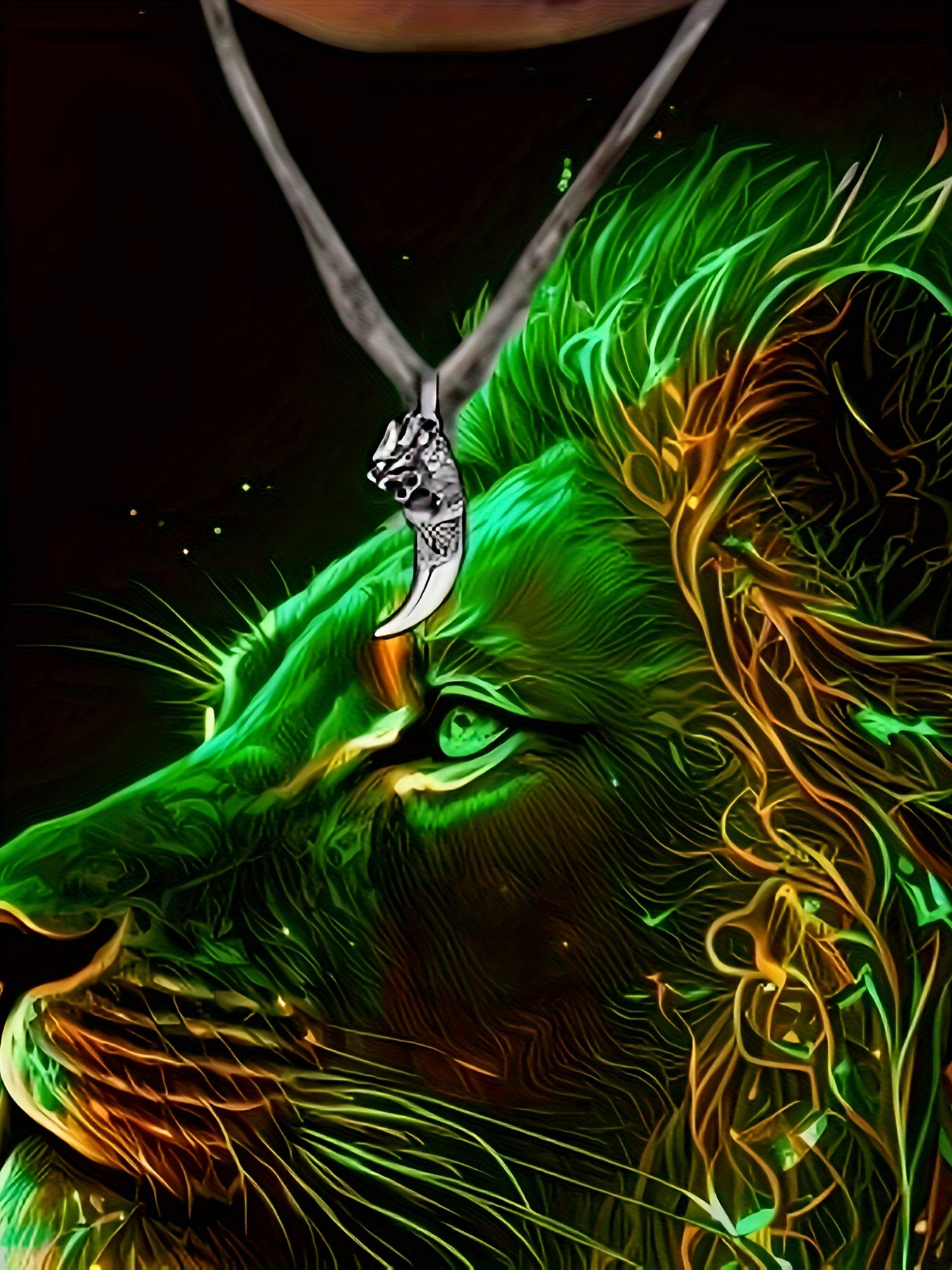 Мужская футболка с коротким рукавом и цифровым принтом льва, смесь полиэстера, повседневное лето, спорт