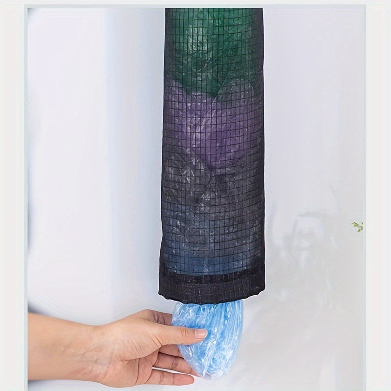 Oshxona Tarmoq Oziq-ovqat Sumkalari Uchun Devorga O'rnatiladigan Saqlash Dispenseri - 2 Qismli To'plam, Axlat va Plastik Sumkalar Uchun Havo O'tkazuvchi Tashkiliy Qism, Oziq-ovqat Sumkasi Ushtiruvchi