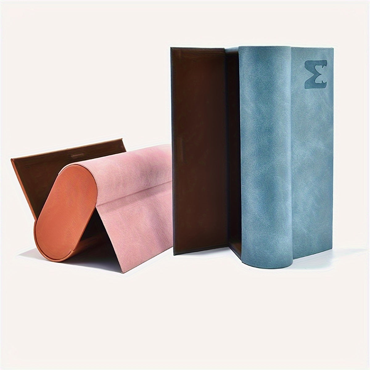 Double Layer Glasses Case with Multi-Grid Design Large Capacity PU Storage Box for Glasses