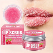 Bodom uchun qizil mevali plant squalane bilan quruqlikni olib tashlovchi va namlantiruvchi lip scrub