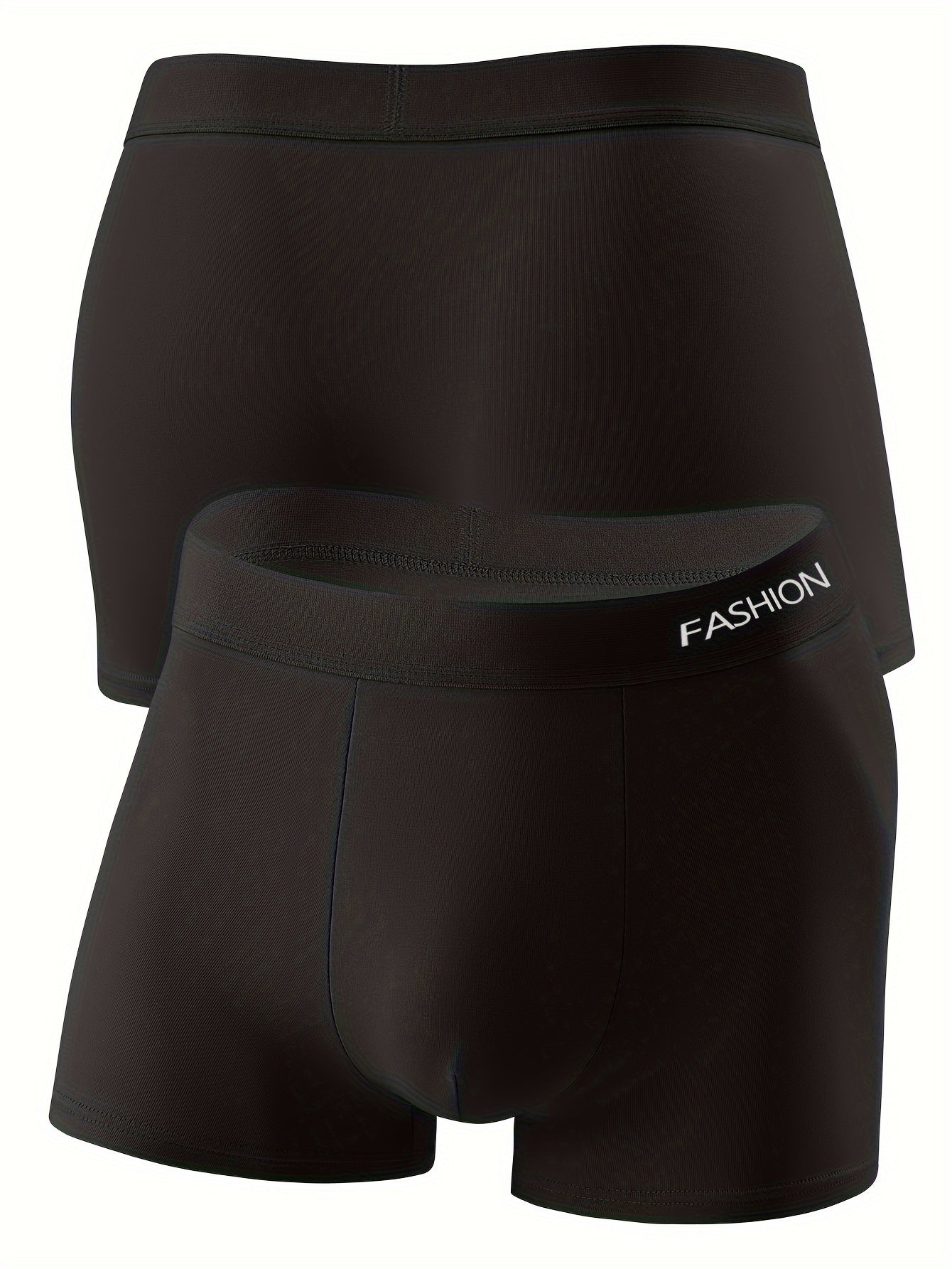 4 dona Erkaklar uchun Qora Shortlar, Bir Rangda, Polyester va Spandex Aralashmasi, O'tkazmaydigan, Tugma Detali bilan To'qilgan Matolar, Kamping, Bokschilik, Chop etish uchun Mos