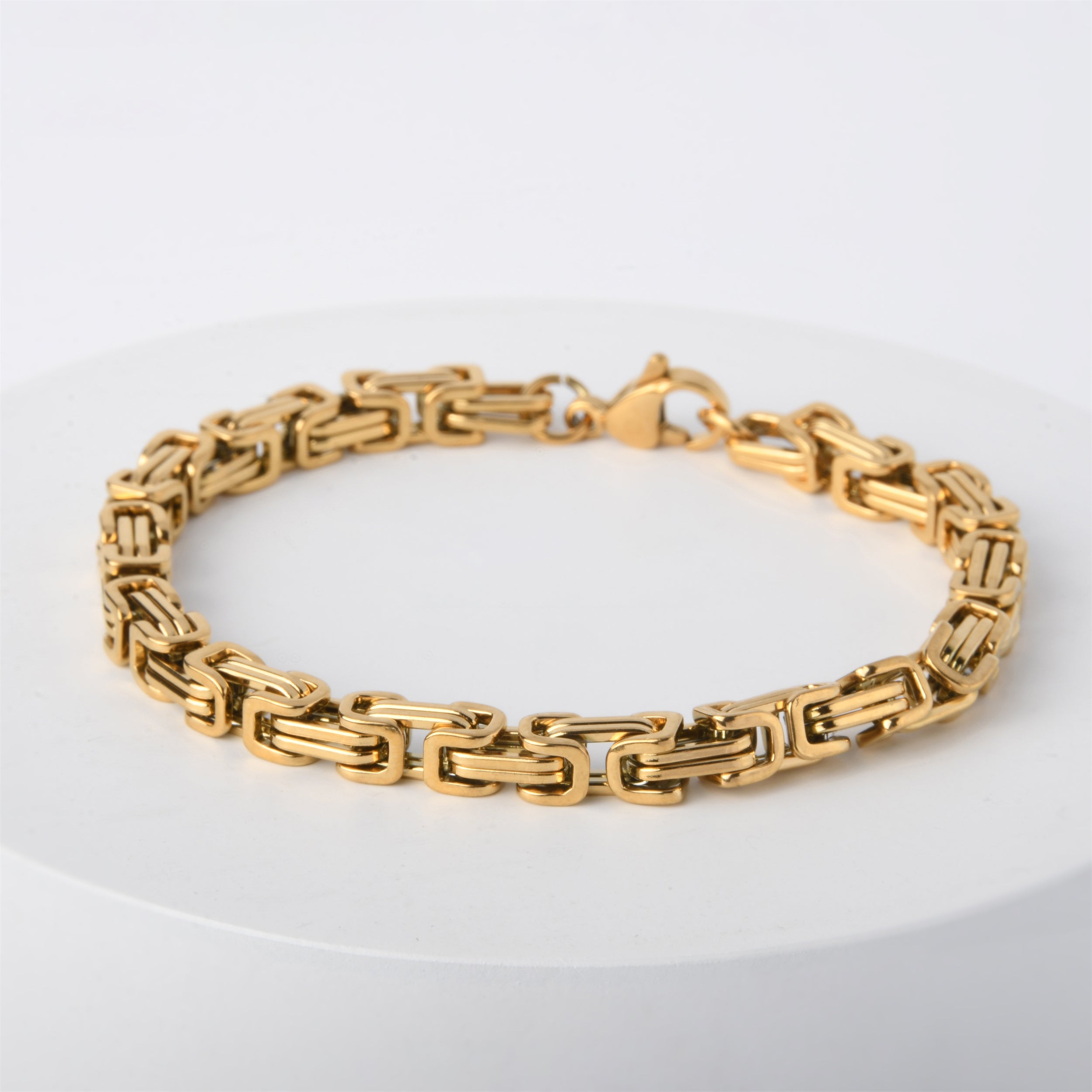 Women’s Adjustable Gold Plated Copper Chain Bracelet Jewelry for Girls