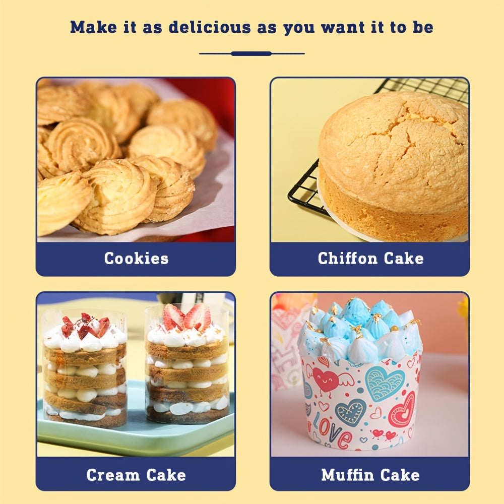 High-Power Stainless Steel Handheld Electric Egg Beater with Retractable Whisks for Baking and Mixing