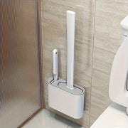 Набор щеток для унитаза с 2 щетками и 3 крепежными элементами, самоклеящийся, мягкие головки