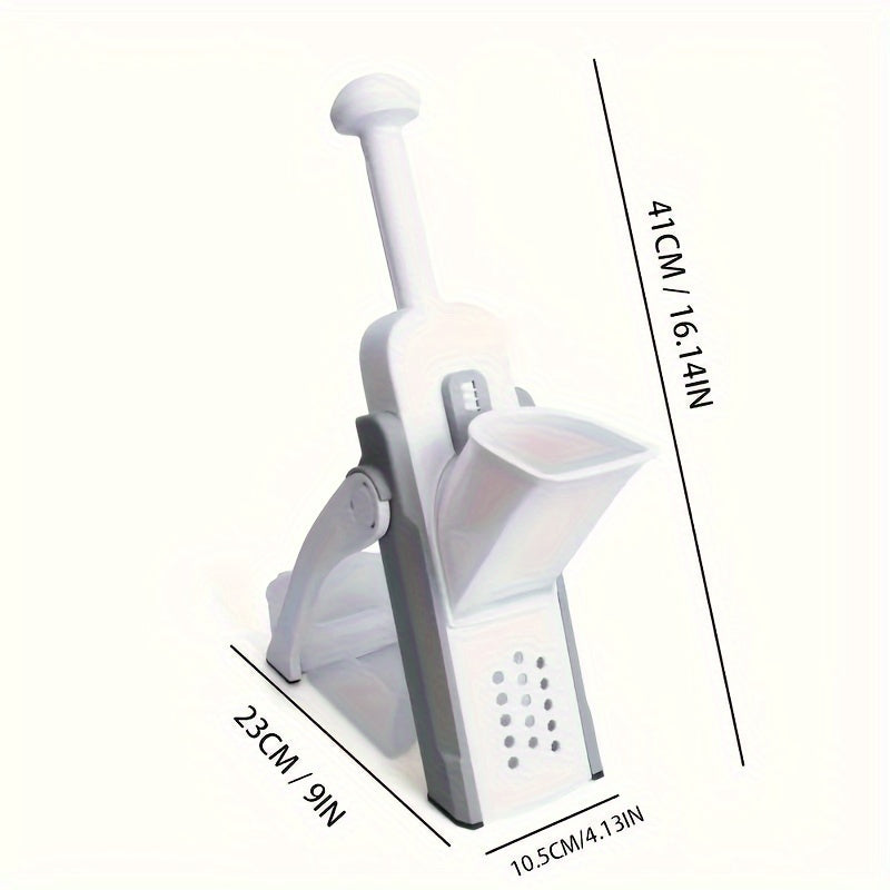 Multi-Functional Vegetable Chopper Slicer Tool with Stainless Steel Blades