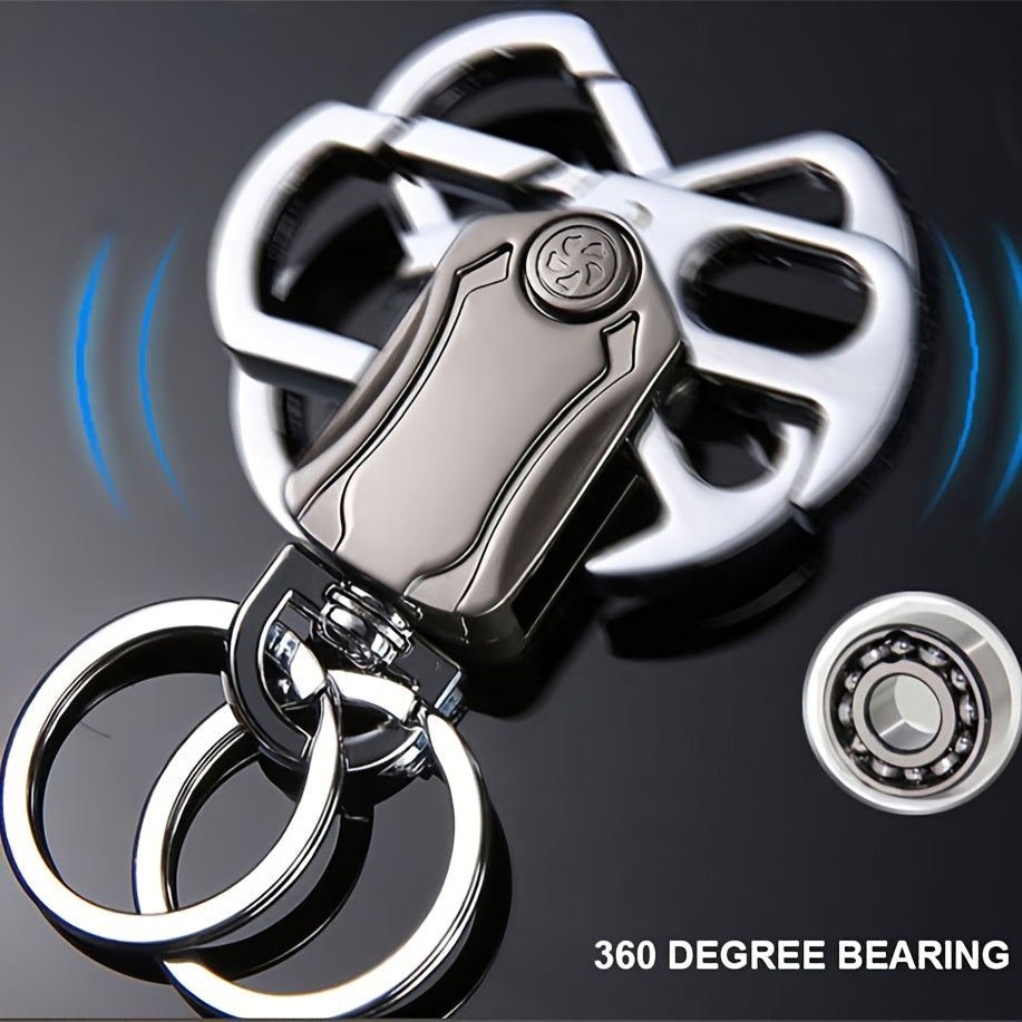Multipurpose Keychain with Spinner, Bottle Opener, Key Holder, Knife, Phone Stand