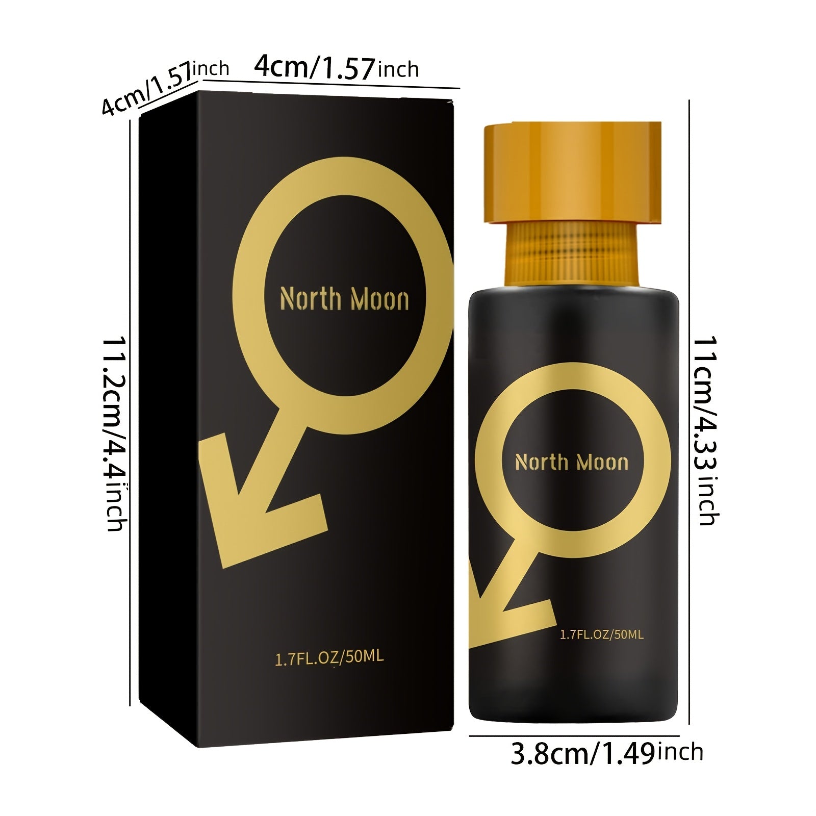 Unisex Alcohol-Free Cologne 50ml Oriental Fragrance Longlasting Casual Perfume