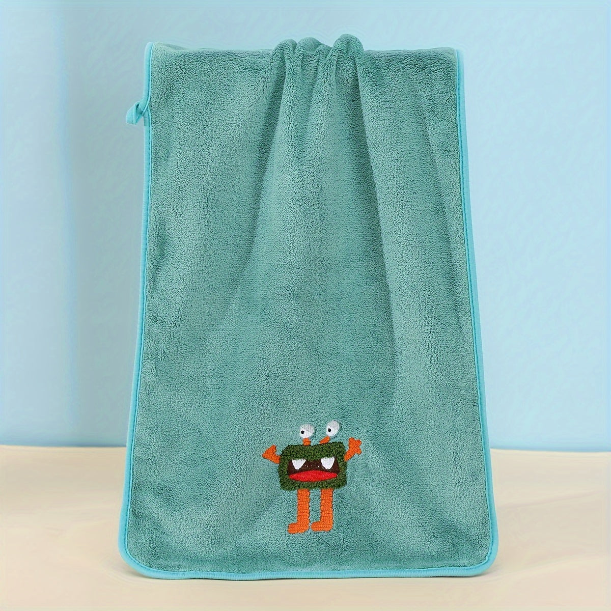 Cartoon Coral Fleece Hand Towels Absorbent Cozy Bathroom Essentials