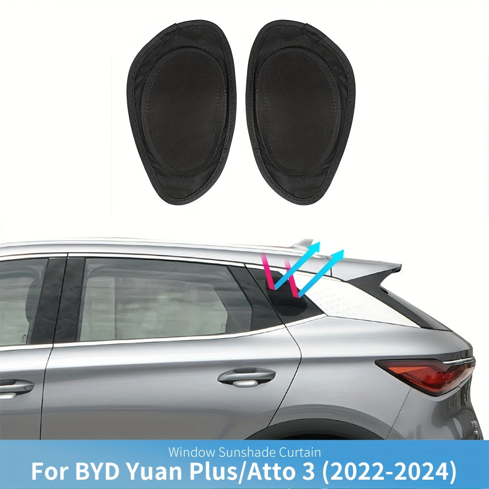 Car Sunshade Foldable Front and Rear Window UV Protection Black