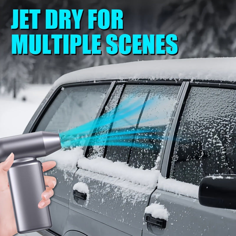 Portable Turbofan Fan with USB-C Rechargeable Lithium Battery for Personal Cooling in Home Car Office