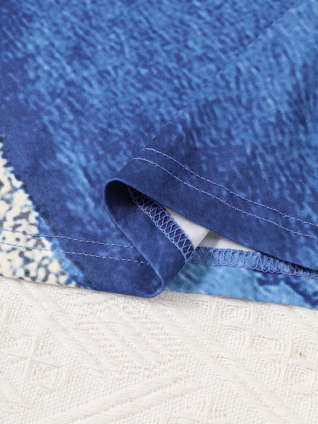 Women's Plus Size Marble Print Cotton Sleep Dress Nightgown