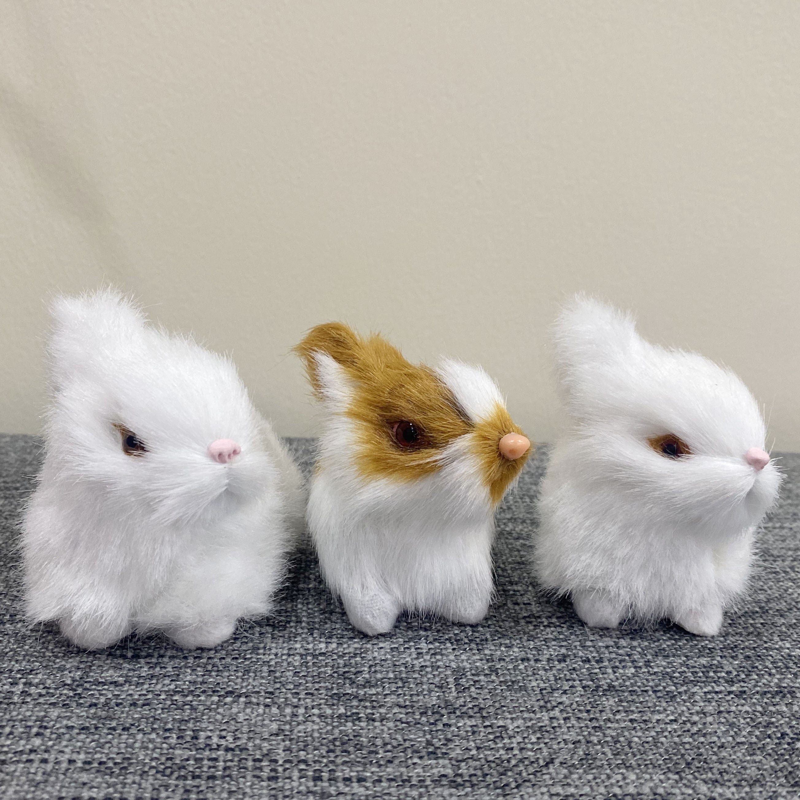 Декорация пасхального кролика ZOMXM без перьев и батареек.